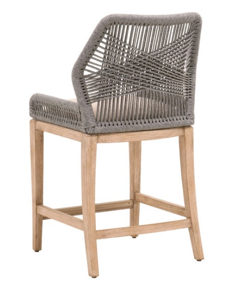 Loom Counter Stool - Platinum Rope