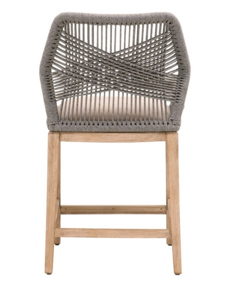 Loom Counter Stool - Platinum Rope