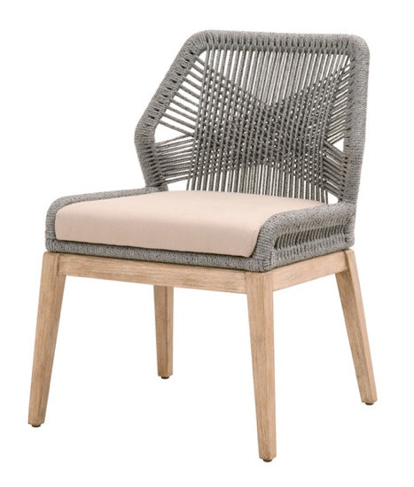 Loom Dining Chair - Platinum Rope