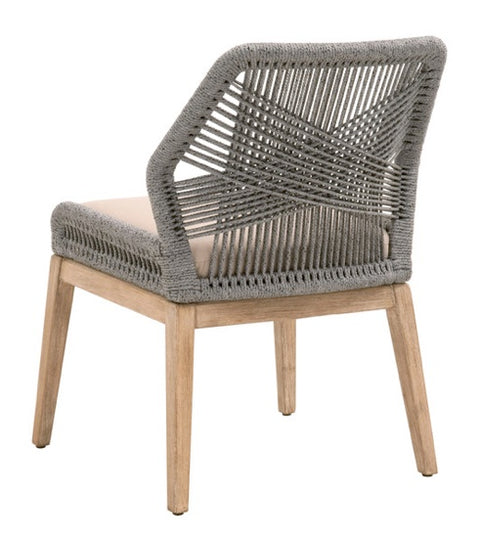 Loom Dining Chair - Platinum Rope