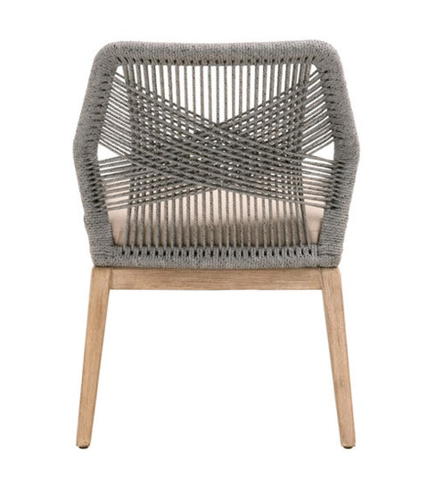 Loom Dining Chair - Platinum Rope