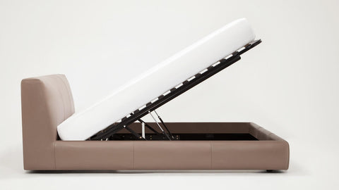 Cello Storage Bed - Leather