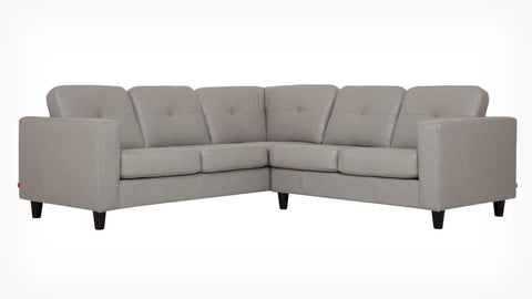 Solo 2-Piece Sectional Sofa - Leather