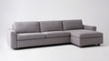 Reva 2-Piece Sectional Sleeper Sofa with Storage Chaise - Fabric