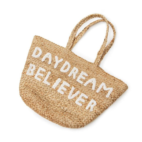 Daydream Beliver Jute Tote Bag - Small