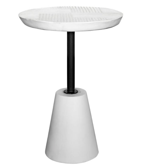 Foundation Outdoor Accent Table- White