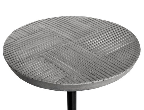 Foundation Outdoor Accent Table- Grey