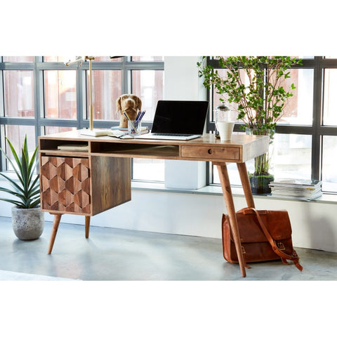 O2 Desk Brown