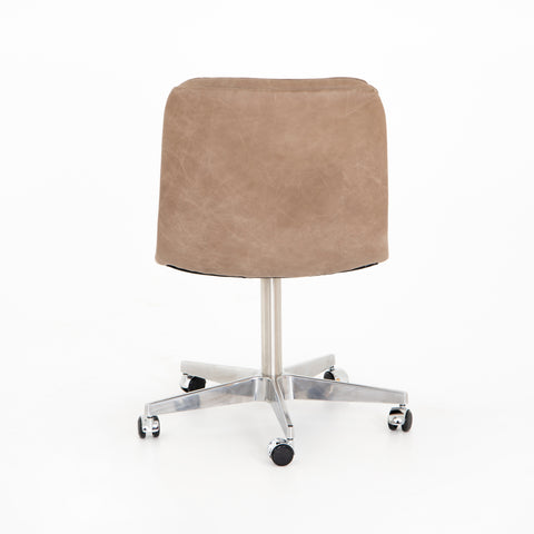 Malibu Desk Chair-Natural Washed Mushroom