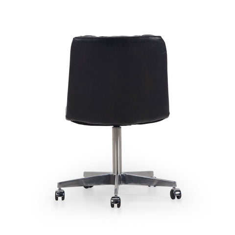 Malibu Desk Chair-Rider Black