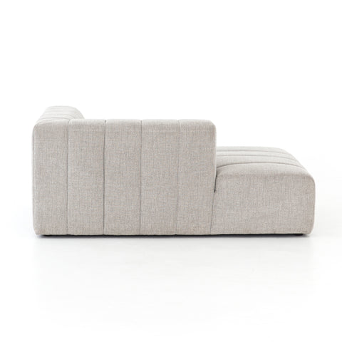 Langham Channeled LAF Chaise Sectional Piece - Napa Sandstone