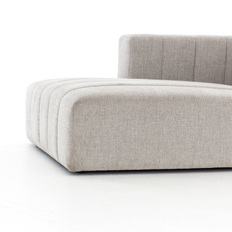 Langham Channeled LAF Chaise Sectional Piece - Napa Sandstone