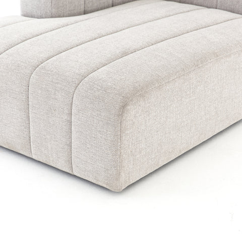 Langham Channeled LAF Chaise Sectional Piece - Napa Sandstone
