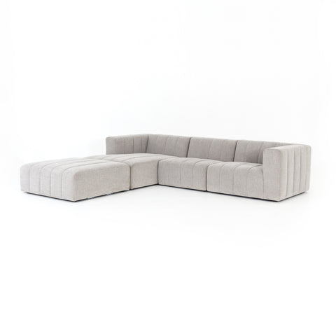 Langham Channeled 3Pc LAF Sectional w/ Otto-Napa Sandstone