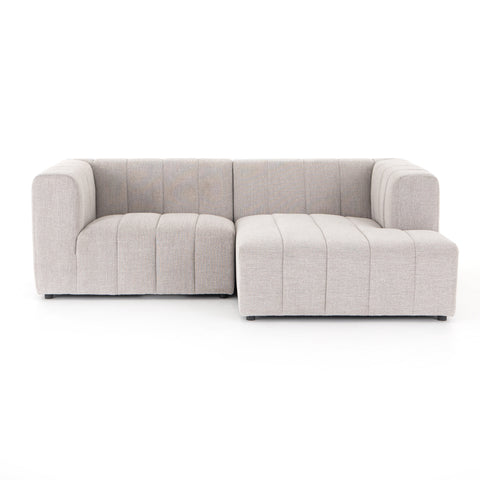 Langham Channeled 2Pc RAF Sectional-Napa Sandstone