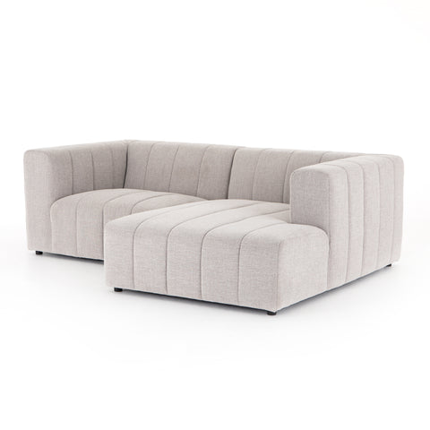 Langham Channeled 2Pc RAF Sectional-Napa Sandstone
