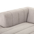 Langham Channeled 6Pc LAF Chaise Sectional-Napa Sandstone