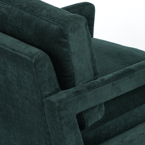 Olson Chair - Emerald Worn Velvet