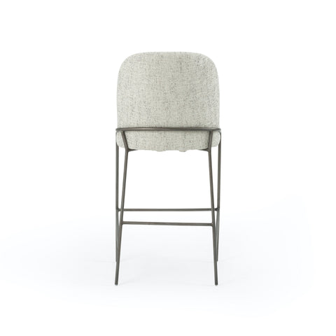 Astrud Bar Stool - Lylon Pewter