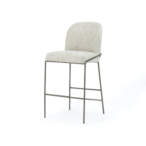 Astrud Bar Stool - Lylon Pewter
