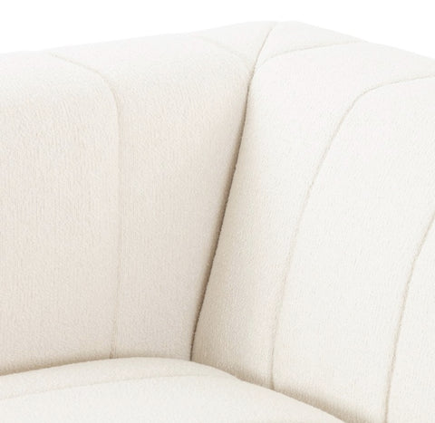 Langham Channeled LAF Chaise Sectional Piece-Fayette Cloud
