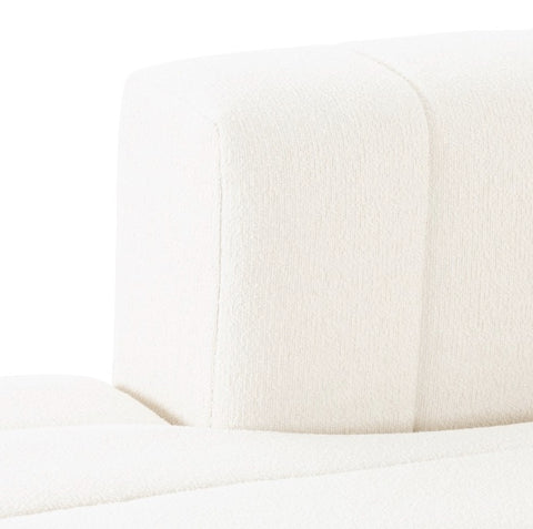 Langham Channeled LAF Chaise Sectional Piece-Fayette Cloud