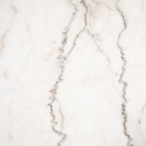 Powell Dining Table 42" - White Marble