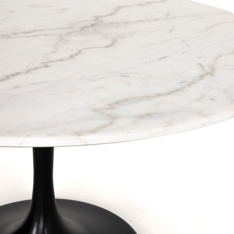 Powell Dining Table 42" - White Marble