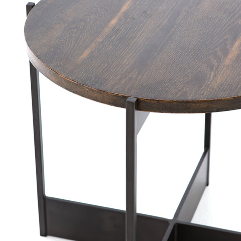 Shannon End Table - Smoke Grey