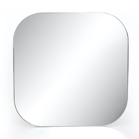 Bellvue Square Mirror-Shiny Steel - Large