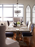 Durham Dining Table-Bleach Oak