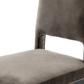 Sara Dining Chair - Washed Velvet Grey