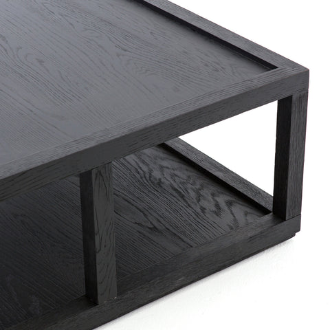 Charley Coffee Table - Drifted Black
