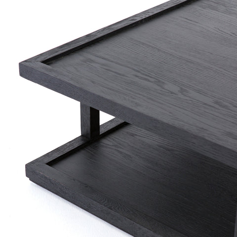 Charley Coffee Table - Drifted Black