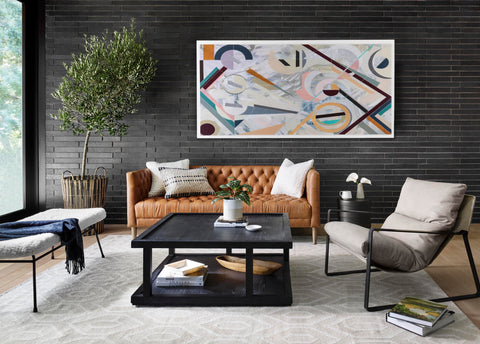 Charley Coffee Table - Drifted Black