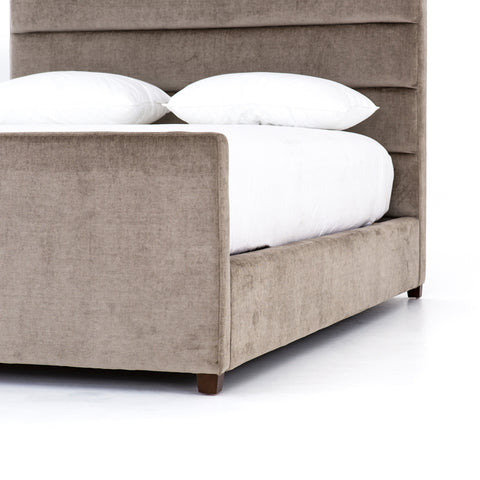 Daphne King Bed - Sage Worn Velvet
