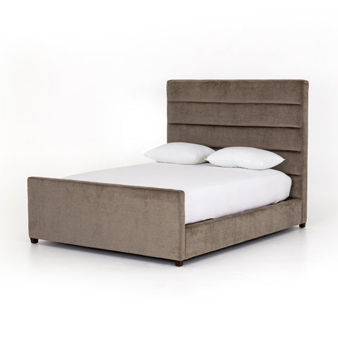 Daphne King Bed - Sage Worn Velvet
