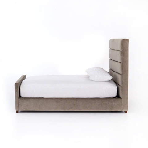 Daphne King Bed - Sage Worn Velvet