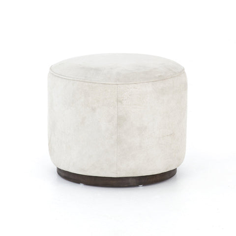 Sinclair Round Ottoman- Whistler Oyster - IN STOCK