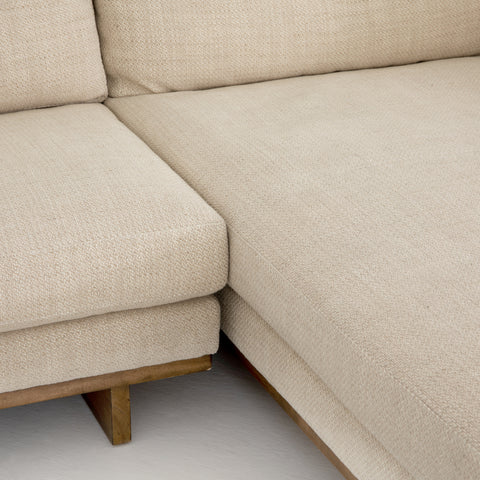 Everly 2Pc RAF Chaise Sectional 86" - Irving Taupe