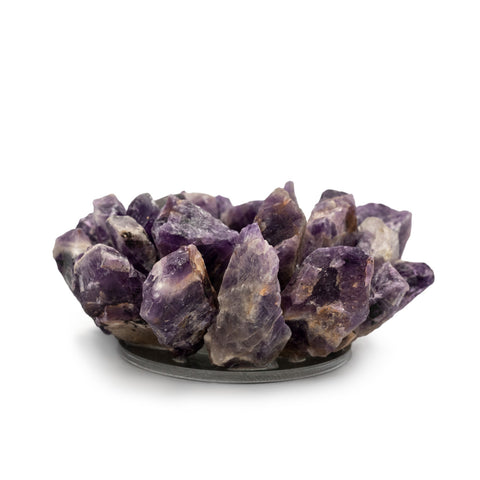 Chevron Amethyst Tea Light Candle Holder