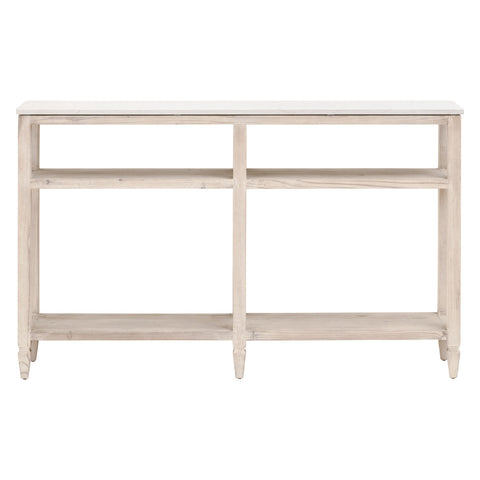 Emerie Narrow Console Table - White Wash Pine