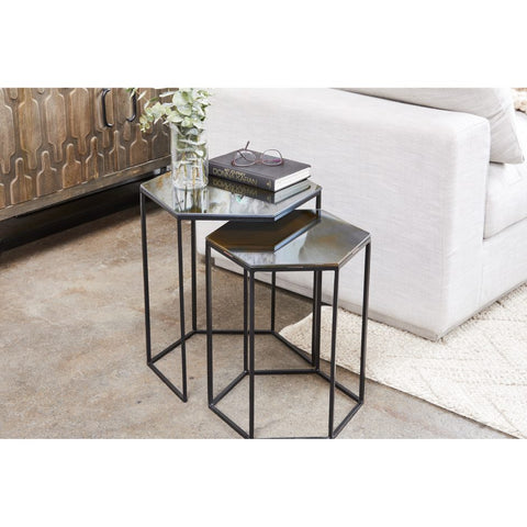 Polygon Accent Tables Set Of 2