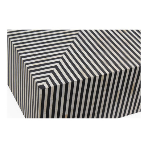 Terning Coffee Table Black and White