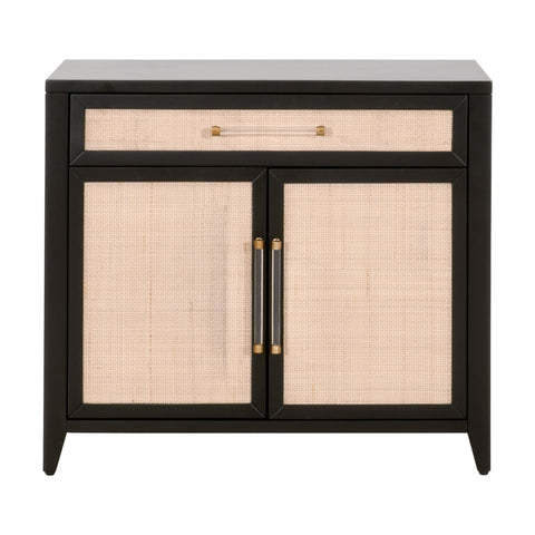 Holland Media Chest - Brushed Black Acacia