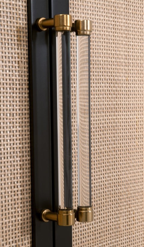 Holland Media Chest - Brushed Black Acacia