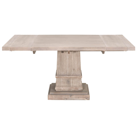 Hudson 44" Square Extension Dining Table - Natural Gray Acacia