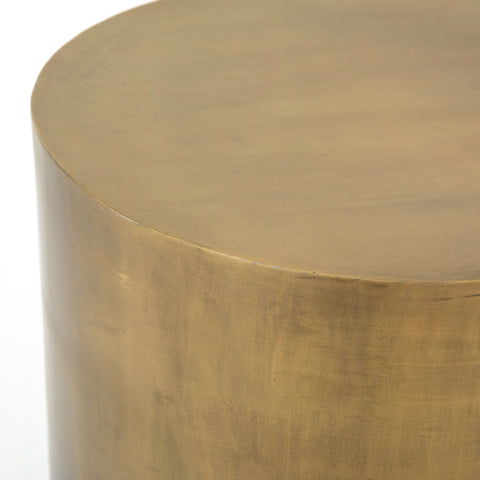 Cameron Ombre End Table Antique Brass
