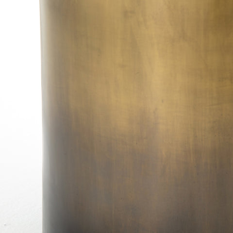 Cameron Ombre End Table Antique Brass