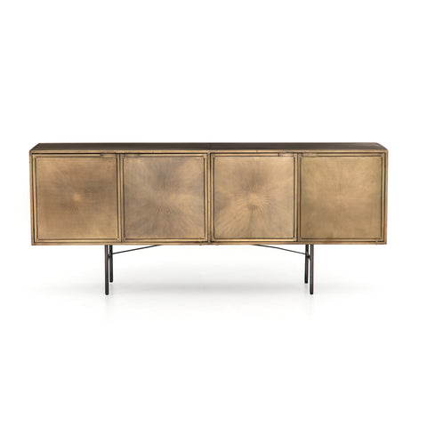Sunburst Sideboard - Aged Brass